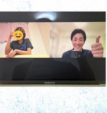 オンラインでのパーソナルレッスンの様子